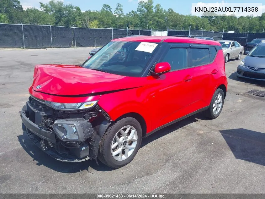 KNDJ23AUXL7714358 2020 Kia Soul S