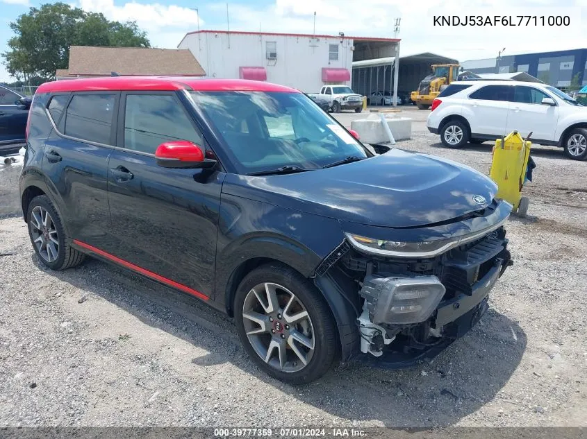 2020 Kia Soul Gt-Line Turbo VIN: KNDJ53AF6L7711000 Lot: 39777359