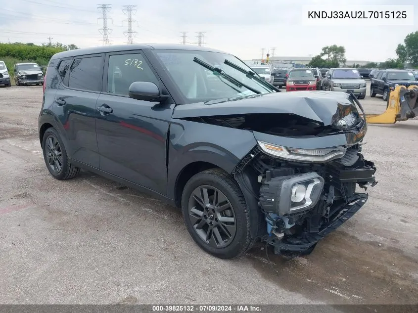 2020 Kia Soul Ex VIN: KNDJ33AU2L7015125 Lot: 39825132