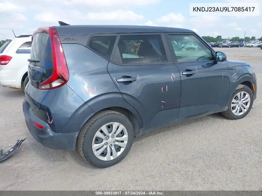 2020 Kia Soul Lx VIN: KNDJ23AU9L7085417 Lot: 39933917