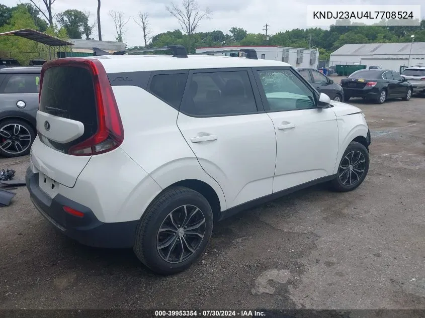 2020 Kia Soul Lx VIN: KNDJ23AU4L7708524 Lot: 39953354