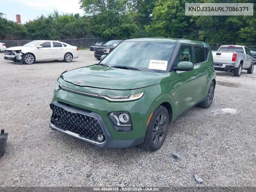 2020 Kia Soul Ex VIN: KNDJ33AU9L7086371 Lot: 40046395