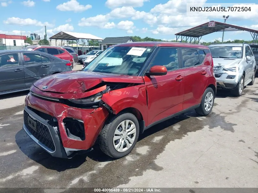 2020 Kia Soul Lx VIN: KNDJ23AU5L7072504 Lot: 40095489