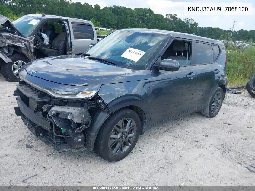 2020 Kia Soul Ex VIN: KNDJ33AU9L7068100 Lot: 40117850