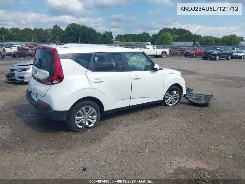 2020 Kia Soul Lx VIN: KNDJ23AU6L7121712 Lot: 40149055