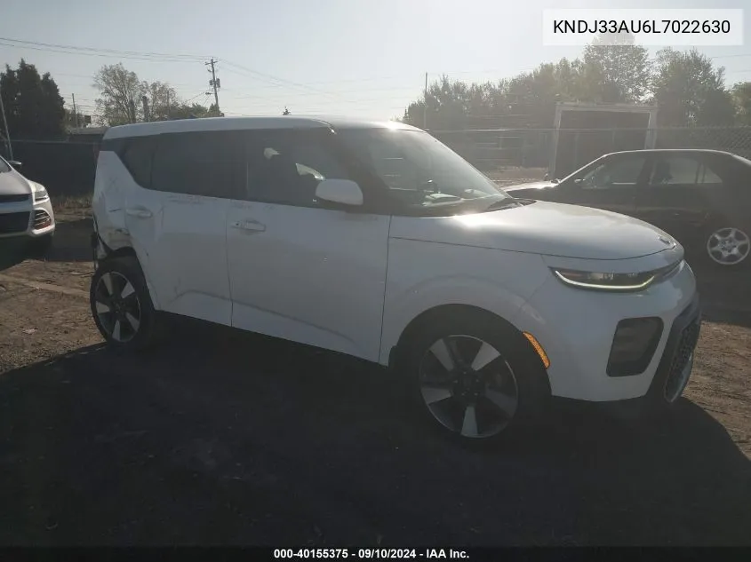 2020 Kia Soul Ex VIN: KNDJ33AU6L7022630 Lot: 40155375