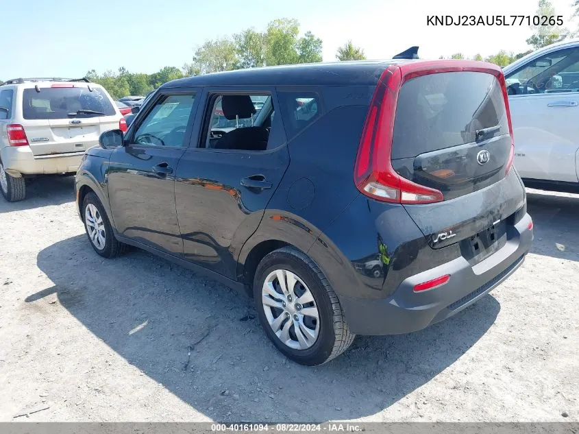 2020 Kia Soul Lx VIN: KNDJ23AU5L7710265 Lot: 40161094