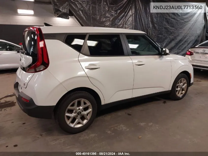 2020 Kia Soul Lx/X Line/S VIN: KNDJ23AU0L7713560 Lot: 40161395