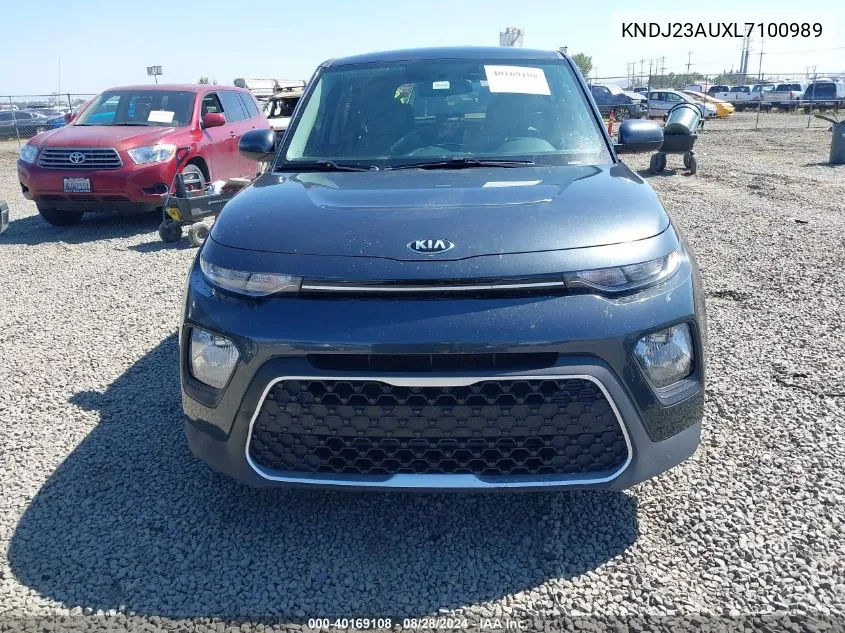 2020 Kia Soul Lx VIN: KNDJ23AUXL7100989 Lot: 40169108