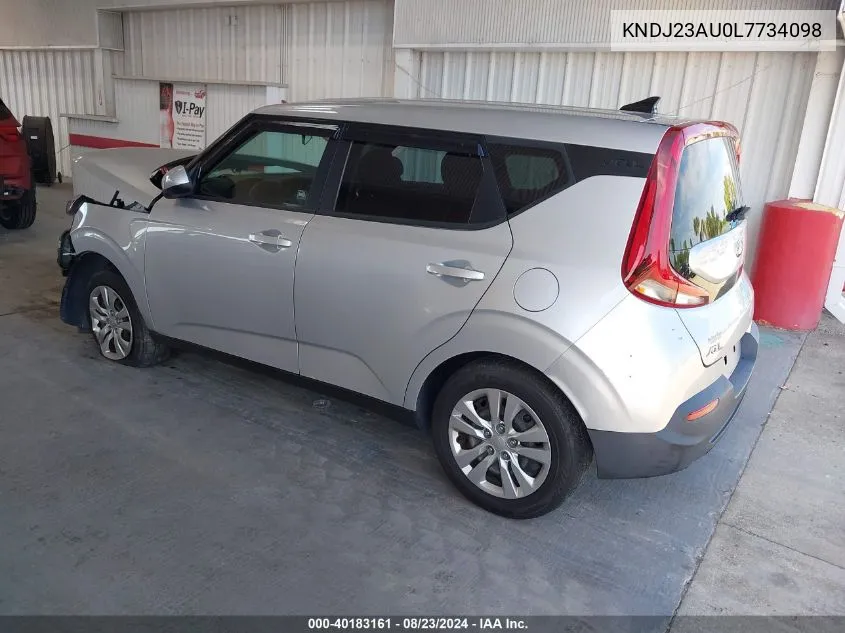 KNDJ23AU0L7734098 2020 Kia Soul Lx