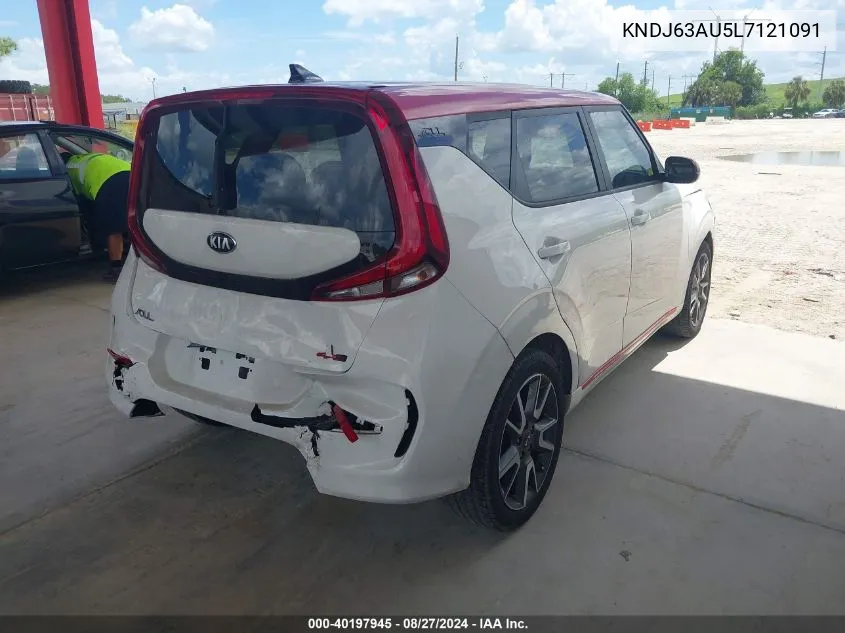 2020 Kia Soul Gt-Line VIN: KNDJ63AU5L7121091 Lot: 40197945