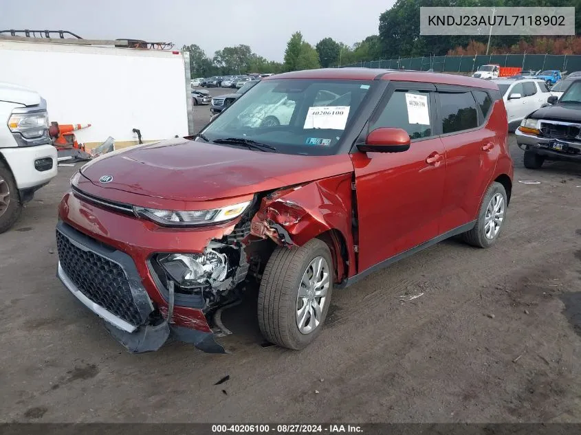 2020 Kia Soul Lx/X Line/S VIN: KNDJ23AU7L7118902 Lot: 40290524