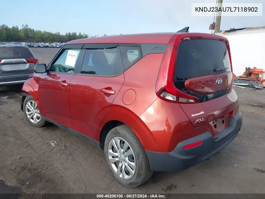 2020 Kia Soul Lx/X Line/S VIN: KNDJ23AU7L7118902 Lot: 40290524