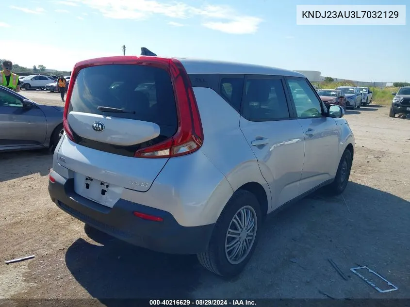 2020 Kia Soul Lx VIN: KNDJ23AU3L7032129 Lot: 40216629