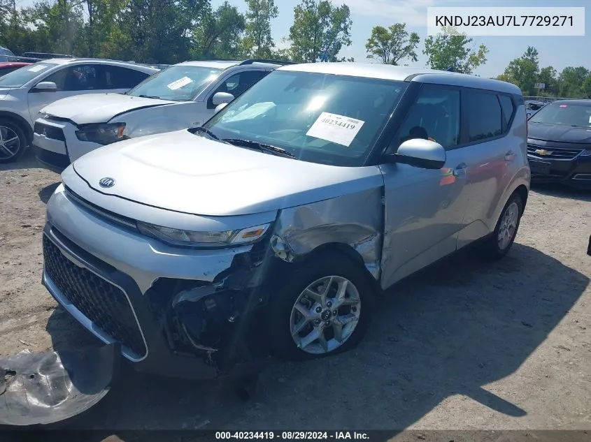 2020 Kia Soul S VIN: KNDJ23AU7L7729271 Lot: 40234419