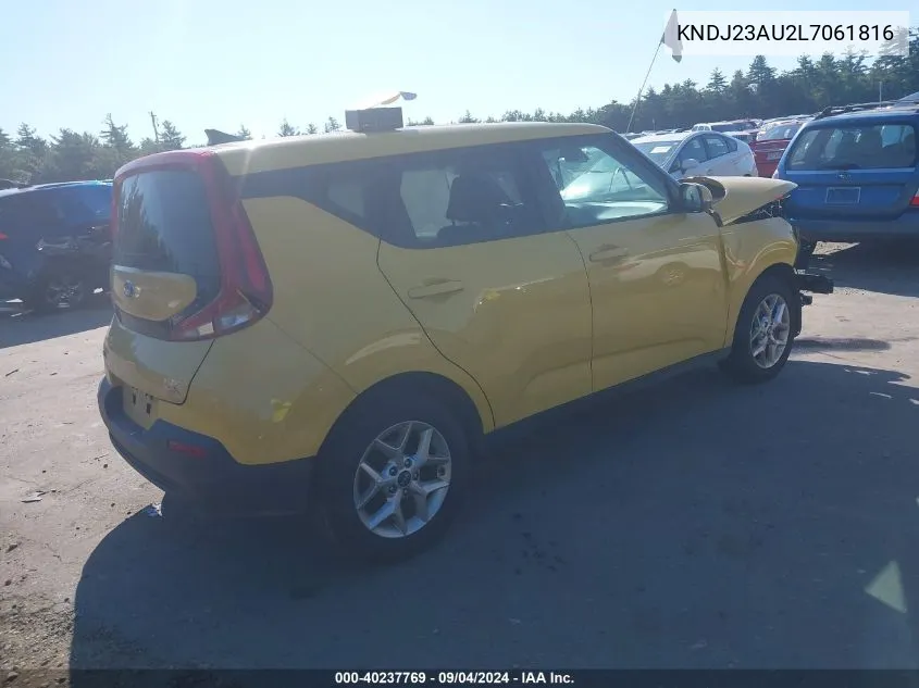 2020 Kia Soul S VIN: KNDJ23AU2L7061816 Lot: 40237769