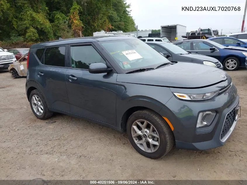 2020 Kia Soul Lx/X Line/S VIN: KNDJ23AUXL7020768 Lot: 40251506