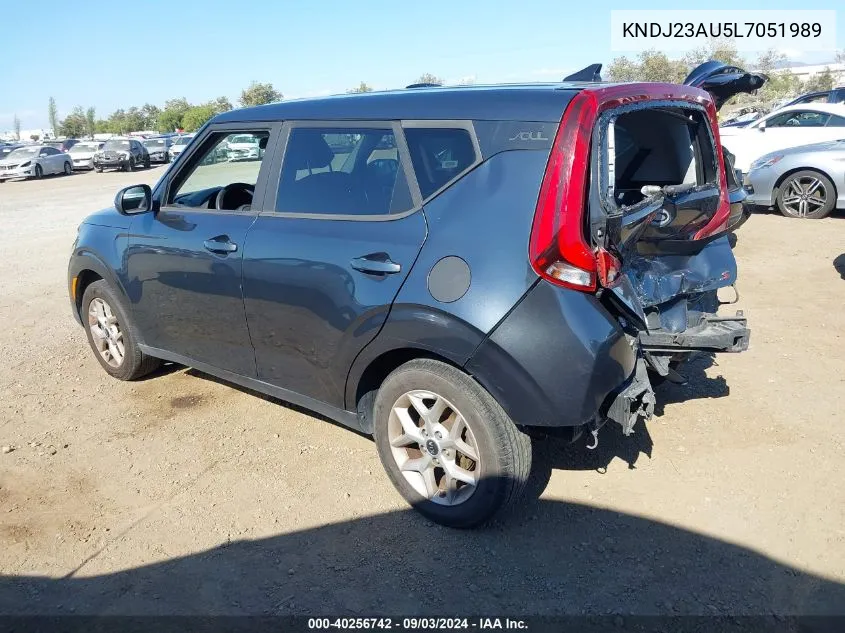 2020 Kia Soul S VIN: KNDJ23AU5L7051989 Lot: 40256742