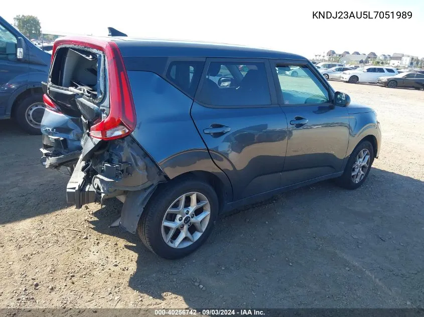 2020 Kia Soul S VIN: KNDJ23AU5L7051989 Lot: 40256742