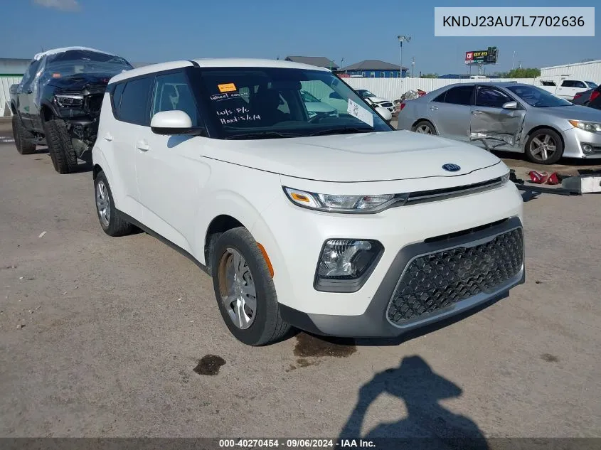 2020 Kia Soul Lx VIN: KNDJ23AU7L7702636 Lot: 40270454