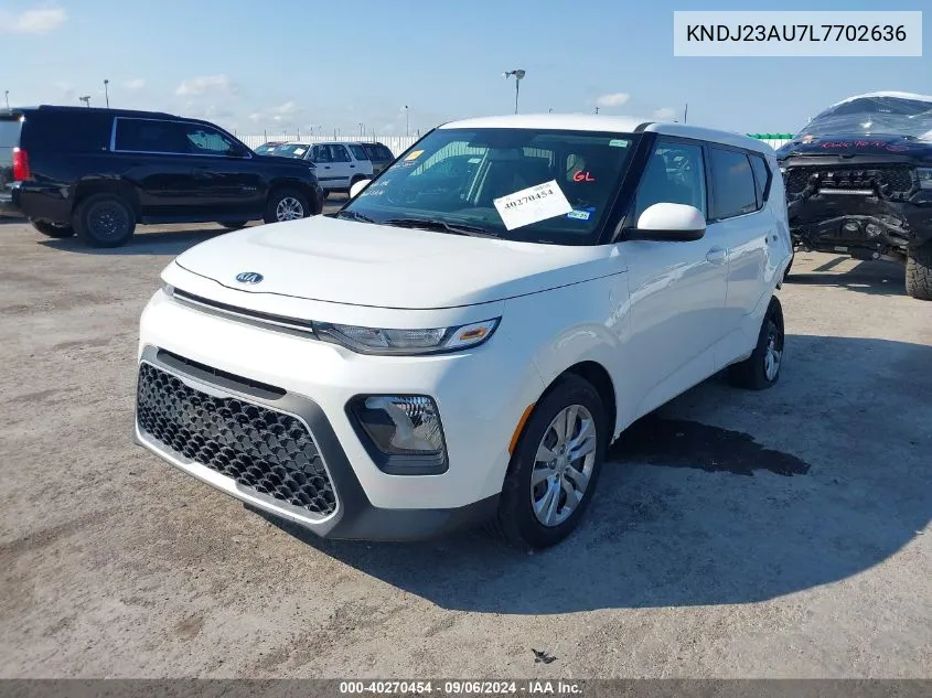 2020 Kia Soul Lx VIN: KNDJ23AU7L7702636 Lot: 40270454