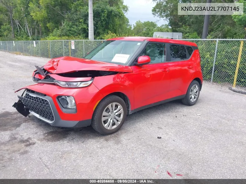 2020 Kia Soul Lx VIN: KNDJ23AU2L7707145 Lot: 40284458