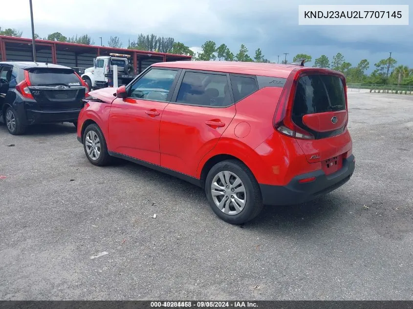 2020 Kia Soul Lx VIN: KNDJ23AU2L7707145 Lot: 40284458