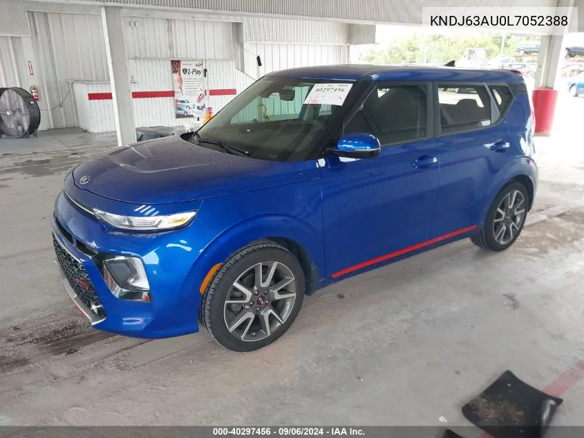 2020 Kia Soul Gt-Line VIN: KNDJ63AU0L7052388 Lot: 40297456