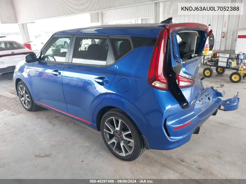 2020 Kia Soul Gt-Line VIN: KNDJ63AU0L7052388 Lot: 40297456