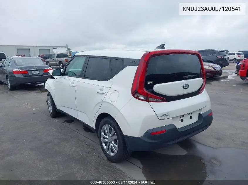 2020 Kia Soul Lx VIN: KNDJ23AU0L7120541 Lot: 40305553