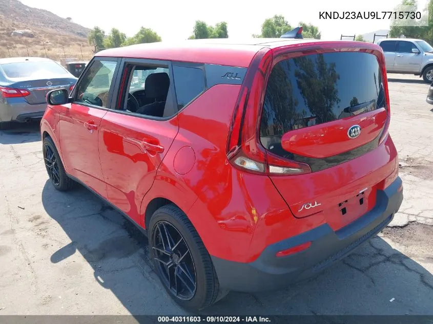 2020 Kia Soul Lx/X Line/S VIN: KNDJ23AU9L7715730 Lot: 40311603