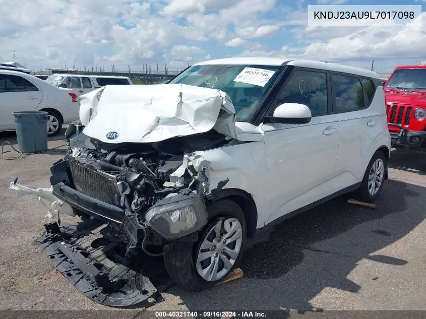 2020 Kia Soul Lx/X Line/S VIN: KNDJ23AU9L7017098 Lot: 40321740