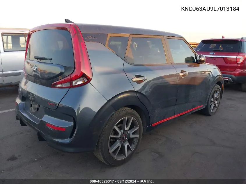 2020 Kia Soul Gt-Line VIN: KNDJ63AU9L7013184 Lot: 40326317