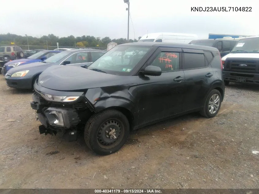 2020 Kia Soul Lx/X Line/S VIN: KNDJ23AU5L7104822 Lot: 40341179