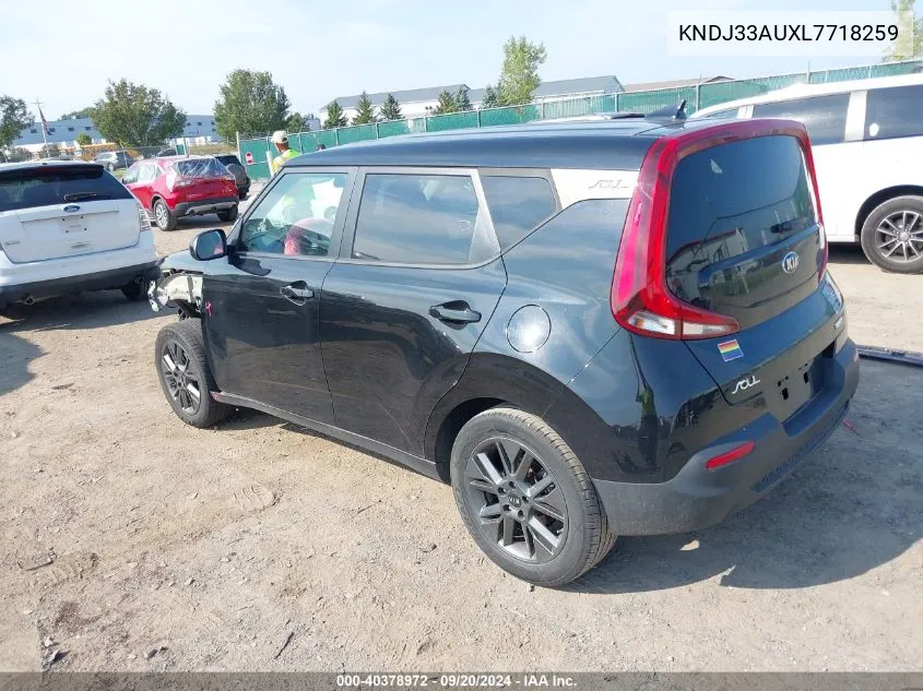 2020 Kia Soul Ex VIN: KNDJ33AUXL7718259 Lot: 40378972