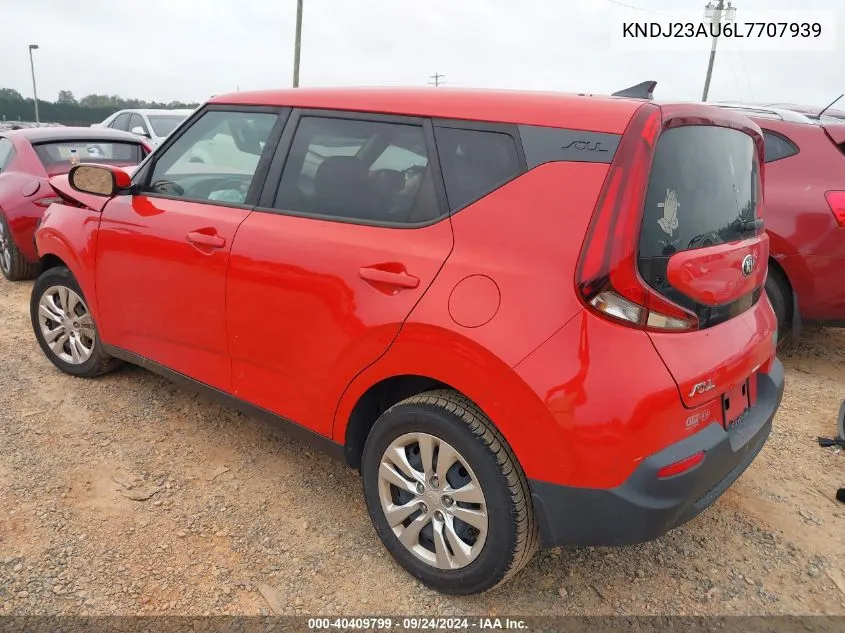 2020 Kia Soul Lx/X Line/S VIN: KNDJ23AU6L7707939 Lot: 40409799