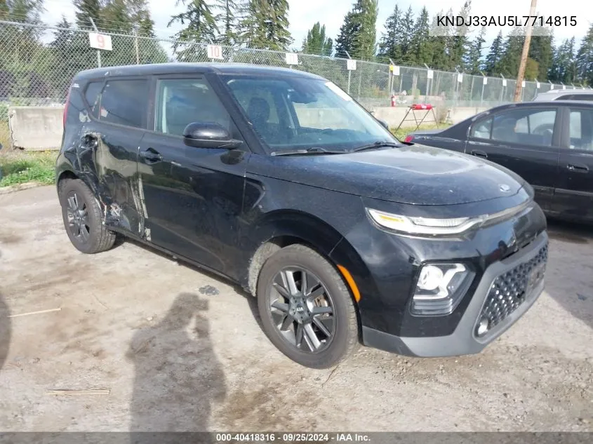 2020 Kia Soul Ex VIN: KNDJ33AU5L7714815 Lot: 40418316