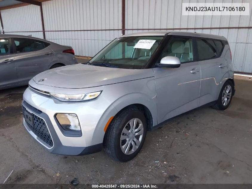 2020 Kia Soul Lx VIN: KNDJ23AU1L7106180 Lot: 40425547