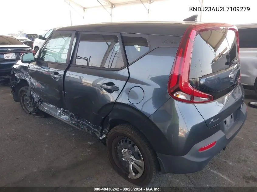 2020 Kia Soul Lx VIN: KNDJ23AU2L7109279 Lot: 40436242