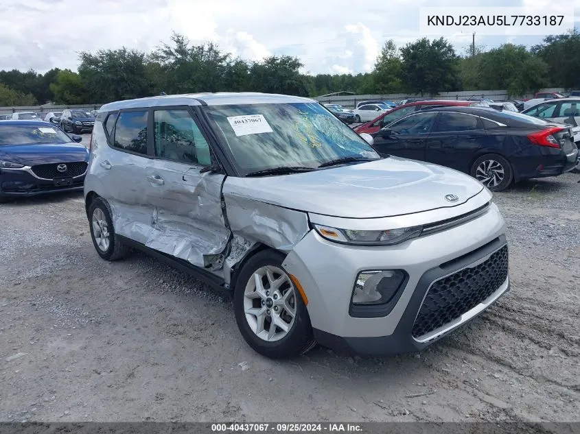 2020 Kia Soul S VIN: KNDJ23AU5L7733187 Lot: 40437067