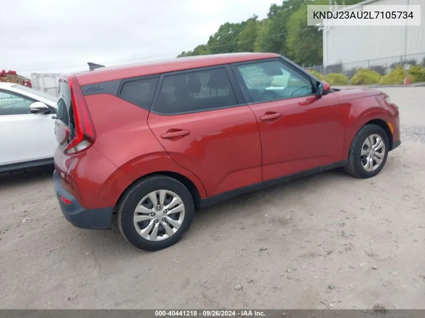 KNDJ23AU2L7105734 2020 Kia Soul Lx