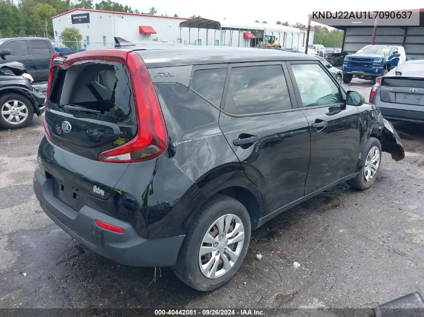 2020 Kia Soul Lx/X Line/S VIN: KNDJ22AU1L7090637 Lot: 40442081