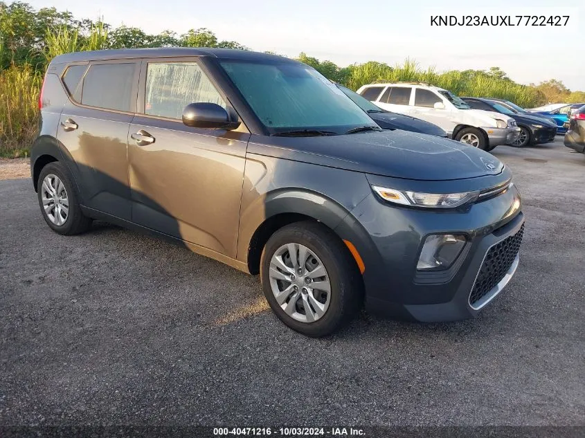 2020 Kia Soul Lx VIN: KNDJ23AUXL7722427 Lot: 40471216