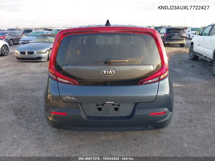 KNDJ23AUXL7722427 2020 Kia Soul Lx