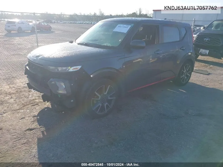 2020 Kia Soul Gt Line VIN: KNDJ63AU1L7057762 Lot: 40472545