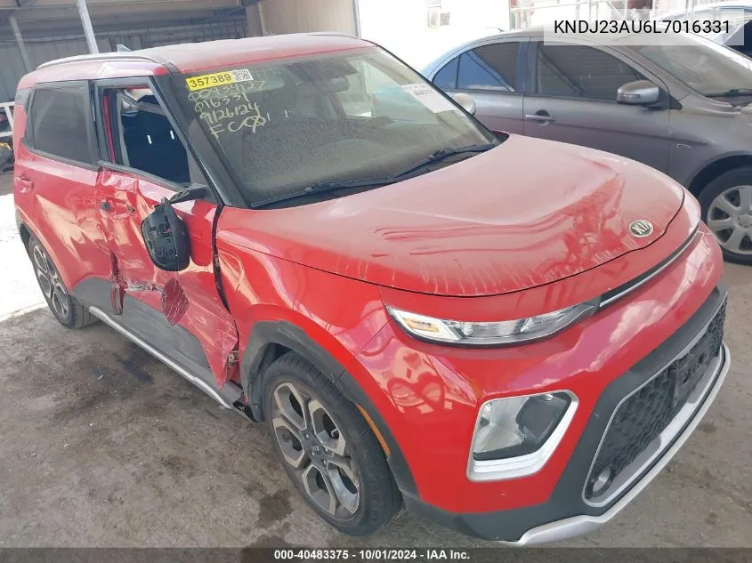 2020 Kia Soul X-Line VIN: KNDJ23AU6L7016331 Lot: 40483375