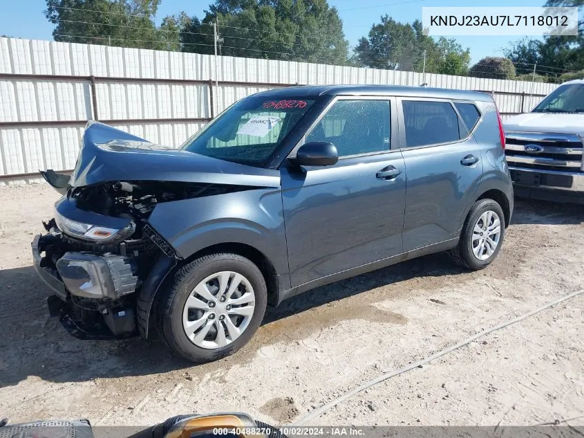 2020 Kia Soul Lx VIN: KNDJ23AU7L7118012 Lot: 40488270