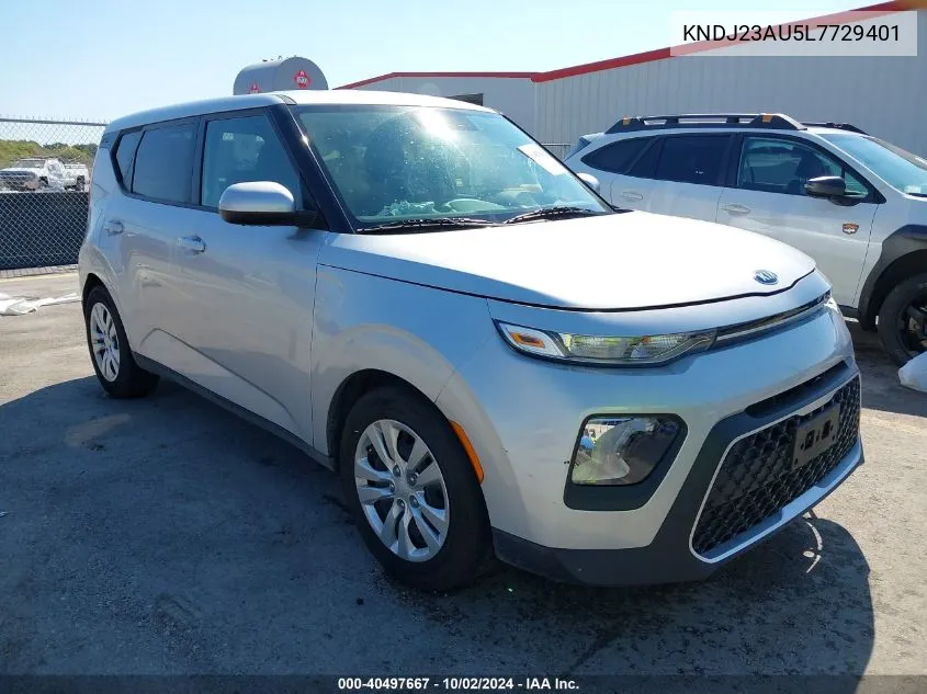 2020 Kia Soul Lx VIN: KNDJ23AU5L7729401 Lot: 40497667