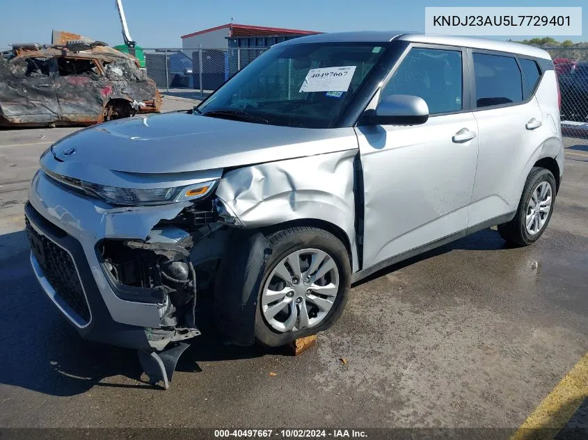 KNDJ23AU5L7729401 2020 Kia Soul Lx