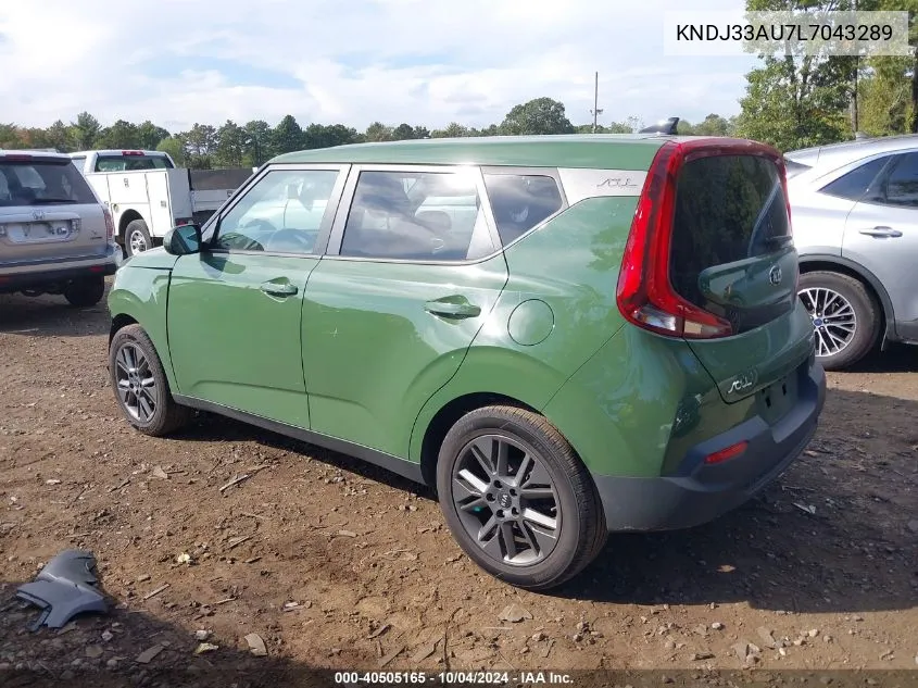 2020 Kia Soul Ex VIN: KNDJ33AU7L7043289 Lot: 40505165